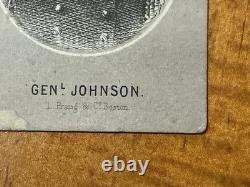 CIVIL WAR CDV CONFEDERATE GENERAL JOSEPH E. JOHNSON L. Prang & Co. Boston PHOTO