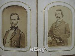 CIVIL War CDV Photograph Album-jackson, Union Generals, Lincoln More