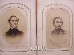 CIVIL War CDV Photograph Album-jackson, Union Generals, Lincoln More