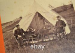 CIVIL WAR Captain Charles A. Curtis U. S. A. Stereoview PHOTO, 3D Picture Original
