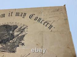 CIVIL WAR DISCHARGE TILMAN H LAND 7th TENN MTD INFTY FAMILY LISTED BACK C PHOTO