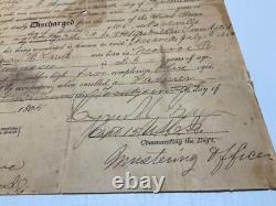 CIVIL WAR DISCHARGE TILMAN H LAND 7th TENN MTD INFTY FAMILY LISTED BACK C PHOTO