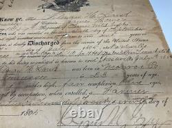 CIVIL WAR DISCHARGE TILMAN H LAND 7th TENN MTD INFTY FAMILY LISTED BACK C PHOTO