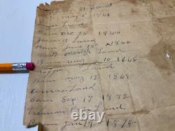 CIVIL WAR DISCHARGE TILMAN H LAND 7th TENN MTD INFTY FAMILY LISTED BACK C PHOTO