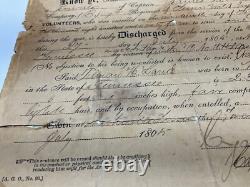 CIVIL WAR DISCHARGE TILMAN H LAND 7th TENN MTD INFTY FAMILY LISTED BACK C PHOTO