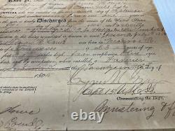 CIVIL WAR DISCHARGE TILMAN H LAND 7th TENN MTD INFTY FAMILY LISTED BACK C PHOTO