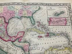 CIVIL WAR ERA 1860s GROUP OF MAPS PART OF UNITED STATES MEXICO PHOTO @1877