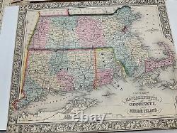 CIVIL WAR ERA 1860s GROUP OF MAPS PART OF UNITED STATES MEXICO PHOTO @1877