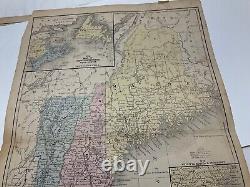 CIVIL WAR ERA 1860s GROUP OF MAPS PART OF UNITED STATES MEXICO PHOTO @1877