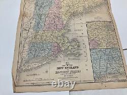 CIVIL WAR ERA 1860s GROUP OF MAPS PART OF UNITED STATES MEXICO PHOTO @1877