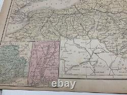 CIVIL WAR ERA 1860s GROUP OF MAPS PART OF UNITED STATES MEXICO PHOTO @1877
