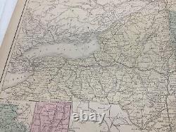 CIVIL WAR ERA 1860s GROUP OF MAPS PART OF UNITED STATES MEXICO PHOTO @1877