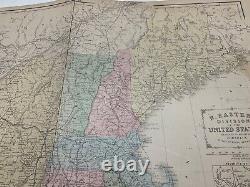 CIVIL WAR ERA 1860s GROUP OF MAPS PART OF UNITED STATES MEXICO PHOTO @1877