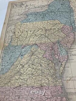 CIVIL WAR ERA 1860s GROUP OF MAPS PART OF UNITED STATES MEXICO PHOTO @1877