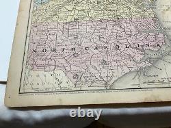 CIVIL WAR ERA 1860s GROUP OF MAPS PART OF UNITED STATES MEXICO PHOTO @1877
