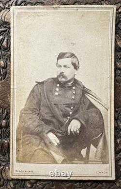 CIVIL WAR GENERAL GEORGE MCCLELLAN & JW BLACK BOSTON 1860s SOLDIER TAX STAMP