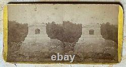 CIVIL WAR GETTYSBURG LITTLE ROUND TOP 16th MICHIGAN INF. REGT. STEREOVIEW PHOTO