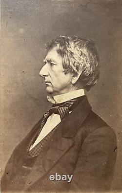 CIVIL WAR LINCOLN'S SEC. Of STATE WILLIAM H. SEWARD BRADY 1862 PHOTO CDV