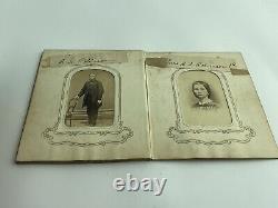 CIVIL WAR Lt James H. Robinson CDV & Pages From Family Photo Album