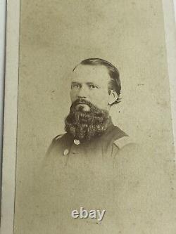 CIVIL WAR Lt James H. Robinson CDV & Pages From Family Photo Album