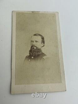 CIVIL WAR Lt James H. Robinson CDV & Pages From Family Photo Album