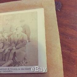 CIVIL WAR RARE CDV PHOTOGRAPH BRADY'S GALLERY No. 351 TITLED GROUP MAY 1862