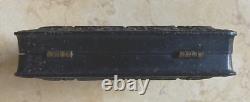 CIVIL WAR UNION MOTIF SOLDIER'S UNION CASE withHIS BEAUTIFUL WIFE 1/6 TINTYPE 1862