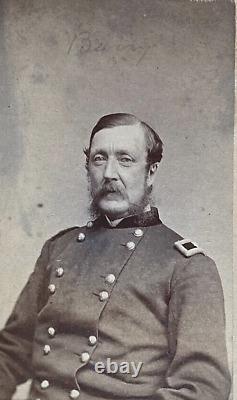 CIVIL WAR UNION VERY RARE VIEW of BRIG. GEN. WILLIAM F. BARRY PHOTO CDV 1863