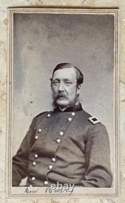 CIVIL WAR UNION VERY RARE VIEW of BRIG. GEN. WILLIAM F. BARRY PHOTO CDV 1863