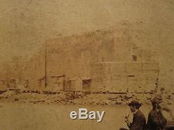 CIVIL War 1865 Fort Sumter Charleston Sc Matthew Brady Selfie Boat Albumen Photo