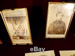 CIVIL War 76th Ohio Grouping Generals Personal Items Photographs Field Reports