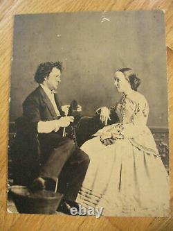 CIVIL War Acting Photo Emma Webb Theater Role Large Image Circa 1862