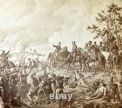 CIVIL War Battle Of Gettysburg (2nd Day Fight) Stereoview Photo 1863