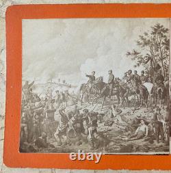 CIVIL War Battle Of Gettysburg (2nd Day Fight) Stereoview Photo 1863