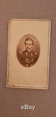 CIVIL War CDV Confederate General Pgt Beauregard Nashville, Tn. Backmark