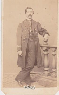 CIVIL War CDV Naval Captain Benjamim Baxter