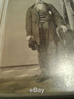 CIVIL War CDV Photograph Album Generals, Lee, Pres. Lincoln, Soldiers