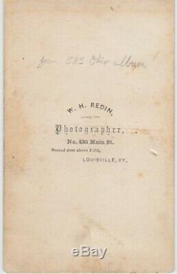 CIVIL War CDV Soldier 58th Ohio Louisville