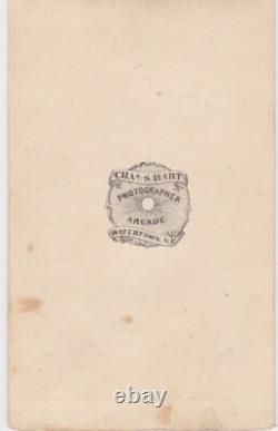 CIVIL War CDV Soldier Officer 1st Lt. Watertown, New York