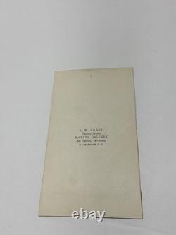 CIVIL War Cavalry CDV Sgn Union Lt J D Cutting Co A 7 New York Various Info