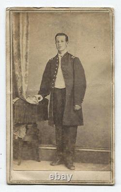 CIVIL War Cdv, Lt. Robert D. Chatman, 17th Reg. Kentucky Cavalry. Tax Stamp