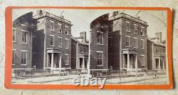 CIVIL War Confederate General Lee's Richmond Headquarters 1864 Stereoview Photo