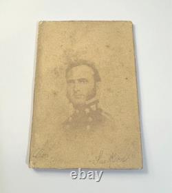 CIVIL War Confederate General Thomas Stonewall Jackson Signed Photo CDV Card Htf