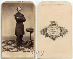 CIVIL War Doctor Livermore By Manchester Bros, Providence, R. I, Antique CDV