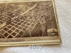CIVIL War Era CDV Photo City Of Waterloo Iowa Photo Scott & Schmitt 1794