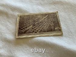 CIVIL War Era CDV Photo City Of Waterloo Iowa Photo Scott & Schmitt 1794