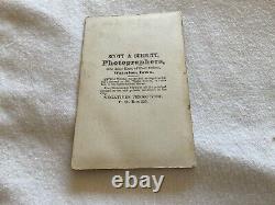 CIVIL War Era CDV Photo City Of Waterloo Iowa Photo Scott & Schmitt 1794