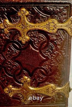 CIVIL War Era Leather Photograph Album C1863 Tintypes Lincoln Grant & More