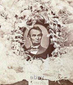 CIVIL War Era Lincoln's Mourning Period Apr14-may5 1865 Stereoview Photo 1874