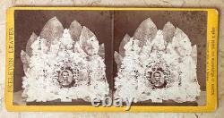CIVIL War Era Lincoln's Mourning Period Apr14-may5 1865 Stereoview Photo 1874